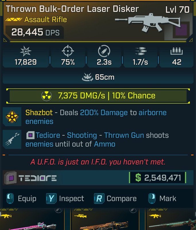 ⭐[GOD ROLL] L70 LASER DISKER (RADIATION) - SEE IMAGE FOR STATS⭐