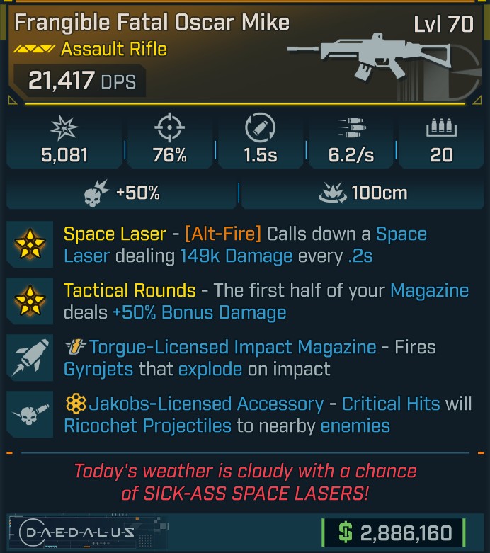 ⭐[GOD ROLL] L70 OSCAR MIKE - SEE IMAGE FOR STATS⭐