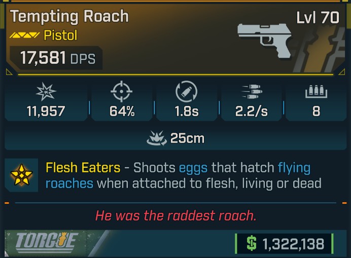 ⭐[GOD ROLL] L70 ROACH - SEE IMAGE FOR STATS⭐