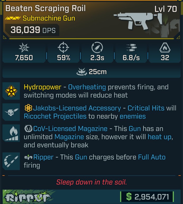 ⭐[GOD ROLL] L70 ROIL - SEE IMAGE FOR STATS⭐