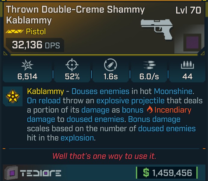 ⭐[GOD ROLL] L70 SHAMMY KABLAMMY - SEE IMAGE FOR STATS⭐