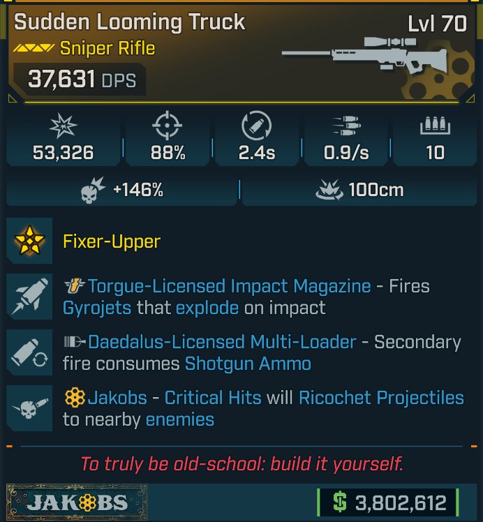 ⭐[GOD ROLL] L70 TRUCK - SEE IMAGE FOR STATS⭐
