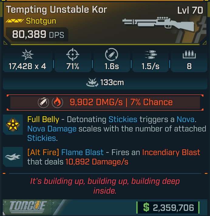 ⭐[GOD ROLL] L70 UNSTABLE KOR (KINETIC/FIRE) - SEE IMAGE FOR STATS⭐
