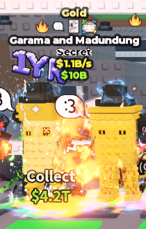 Gold Garama and Madundung 1.1B🎃 {5 TRAITS}No Taco #001
