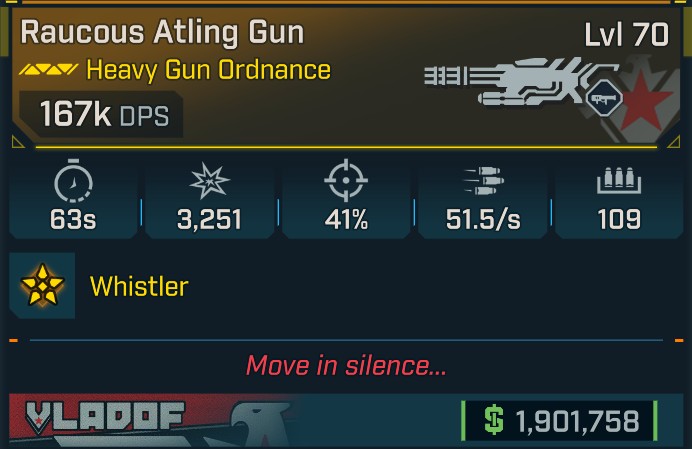 ⭐[META ROLL] L70 ATLING GUN - SEE IMAGE FOR STATS⭐