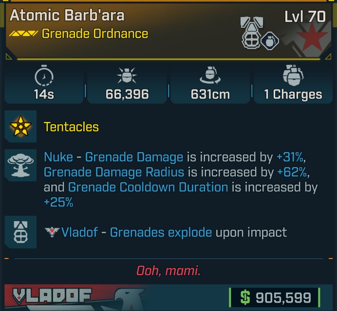 ⭐[META ROLL] L70 BARB'ARA (NUKE) - SEE IMAGE FOR STATS⭐