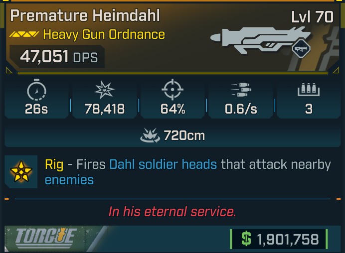⭐[META ROLL] L70 HEIMDAHL - SEE IMAGE FOR STATS⭐