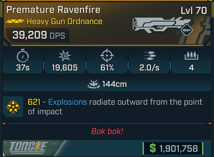 ⭐[META ROLL] L70 RAVENFIRE - SEE IMAGE FOR STATS⭐