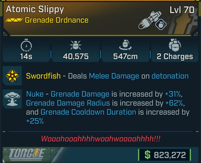 ⭐[META ROLL] L70 SLIPPY (NUKE) - SEE IMAGE FOR STATS⭐