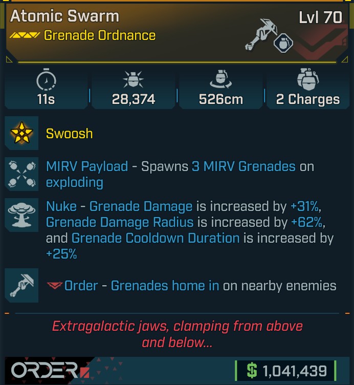 ⭐[META ROLL] L70 SWARM (NUKE) - SEE IMAGE FOR STATS⭐