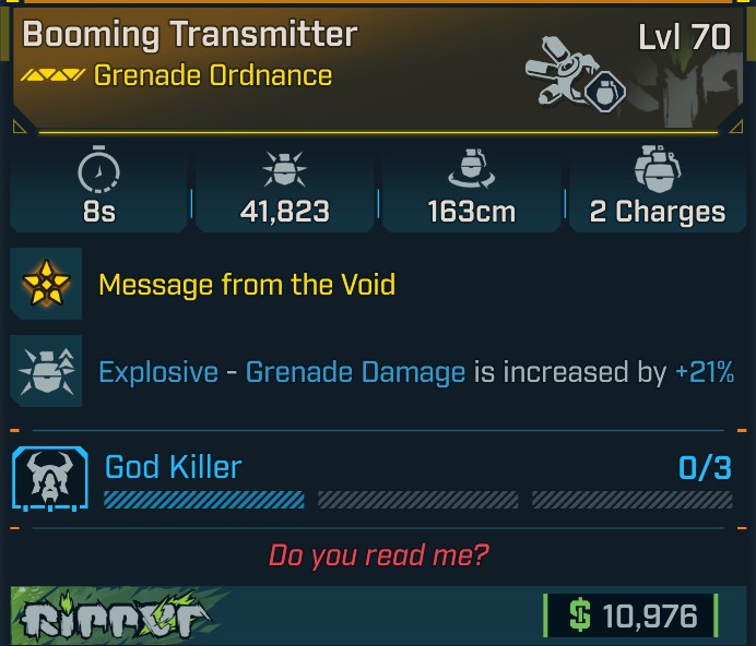 ⭐[META ROLL] L70 TRANSMITTER (EXPLOSIVE) - SEE IMAGE FOR STATS⭐