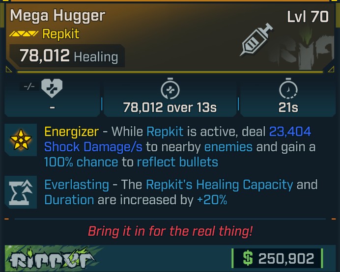 ⭐[META ROLL] L70 HUGGER (EVERLASTING) - SEE IMAGE FOR STATS⭐