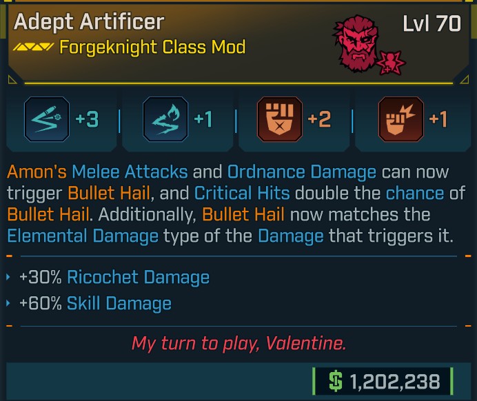 ⭐[META ROLL] L70 ARTIFICER (SKILL DAMAGE) - SEE IMAGE FOR STATS⭐