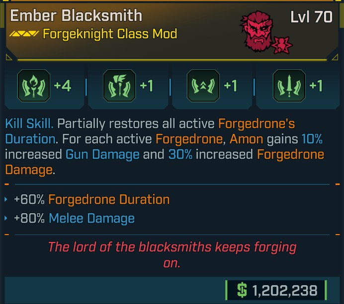 ⭐[META ROLL] L70 BLACKSMITH (MELEE DAMAGE) - SEE IMAGE FOR STATS⭐