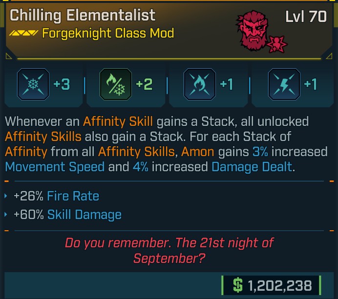 ⭐[META ROLL] L70 ELEMENTALIST (FIRE RATE) - SEE IMAGE FOR STATS⭐