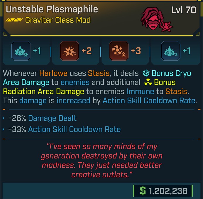⭐[META ROLL] L70 PLASMAPHILE (DAMAGE DEALT) - SEE IMAGE FOR STATS⭐