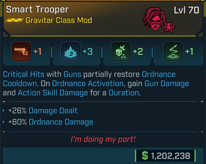 ⭐[META ROLL] L70 TROOPER (DAMAGE DEALT) - SEE IMAGE FOR STATS⭐