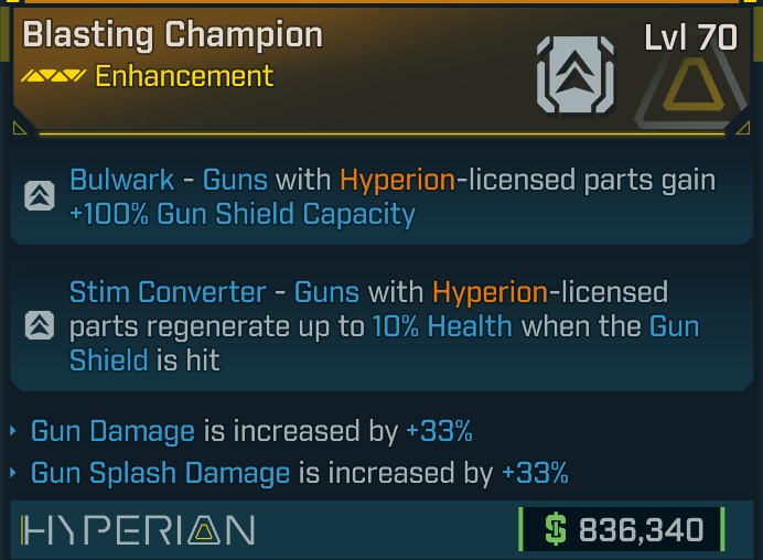 ⭐[META ROLL] L70 CHAMPION (GUN DAMAGE+GUN SPLASH DAMAGE) - SEE IMAGE FOR STATS⭐