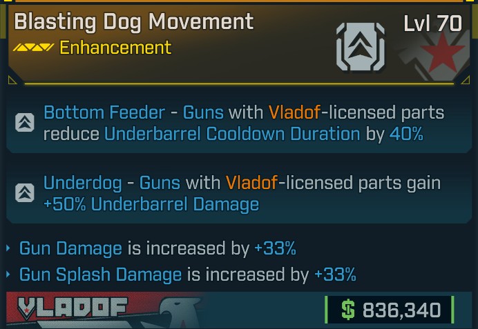 ⭐[META ROLL] L70 DOG MOVEMENT (GUN DAMAGE+GUN SPLASH DAMAGE) - SEE IMAGE FOR STATS⭐