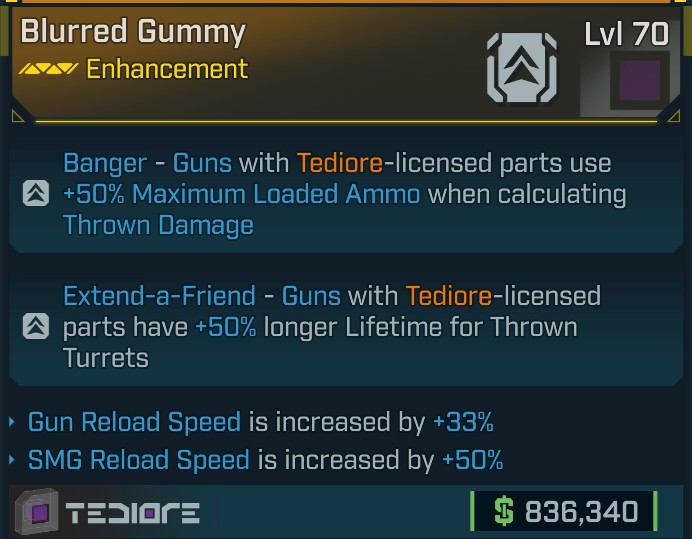 ⭐[META ROLL] L70 GUMMY (GUN RELOAD SPEED+SMG RELOAD SPEED) - SEE IMAGE FOR STATS⭐