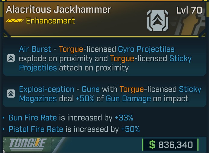 ⭐[META ROLL] L70 JACKHAMMER (GUN FIRE RATE+PISTOL FIRE RATE) - SEE IMAGE FOR STATS⭐