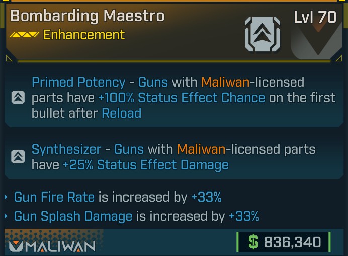 ⭐[META ROLL] L70 MAESTRO (GUN FIRE RATE+GUN SPLASH DAMAGE) - SEE IMAGE FOR STATS⭐