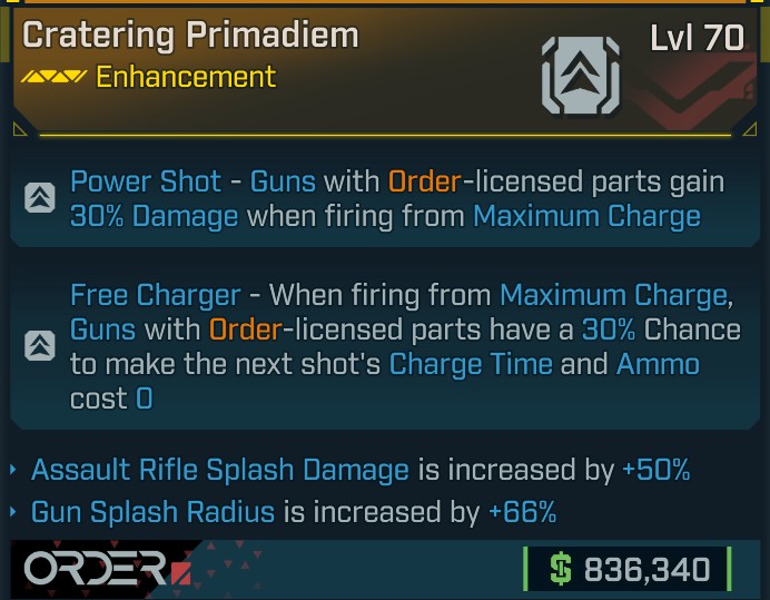 ⭐[META ROLL] L70 PRIMADIEM (AR SPLASH DAMAGE+GUN SPLASH RADIUS) - SEE IMAGE FOR STATS⭐