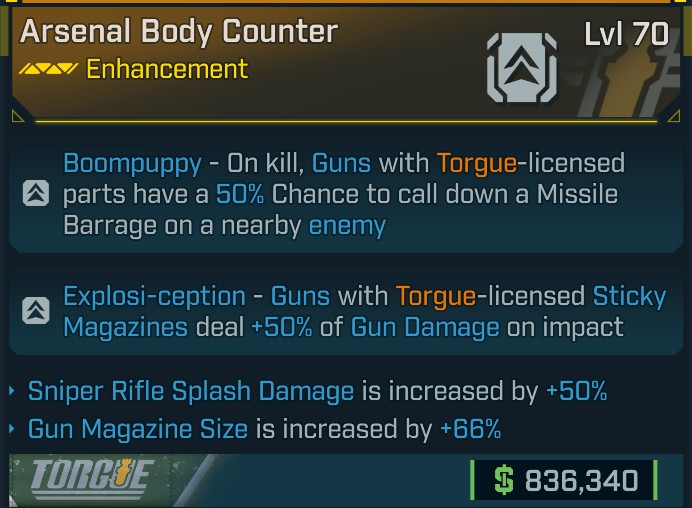 ⭐[META ROLL] L70 BODY COUNTER (SNIPER SPLASH DAMAGE+GUN MAG SIZE) - SEE IMAGE FOR STATS⭐