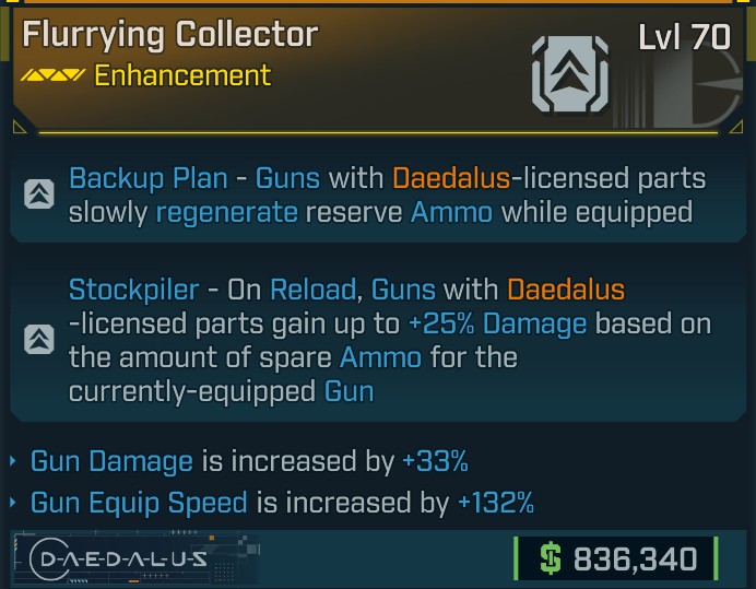 ⭐[META ROLL] L70 COLLECTOR (GUN DAMAGE+GUN EQUIP SPEED) - SEE IMAGE FOR STATS⭐