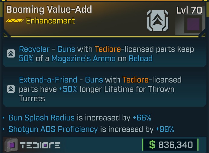 ⭐[META ROLL] L70 VALUE-ADD (GUN SPLASH RADIUS+SHOTGUN ADS PROFICIENCY) - SEE IMAGE FOR STATS⭐