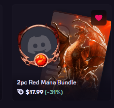 Red mana | Bundle | 17.99$