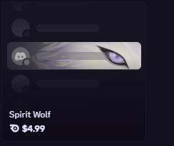 Spirit wolf | nameplate | 4.99$