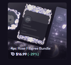 Rose filigree bundle | 16.99$