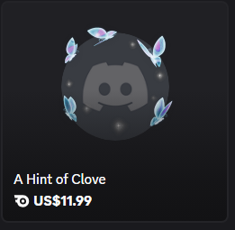 A hint of clove | Avatar | 9.99$