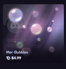 Mer bubbles | profile effect | 4,99$