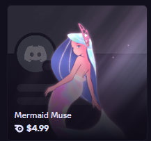 Mermaid muse | profile effect | 4.99$