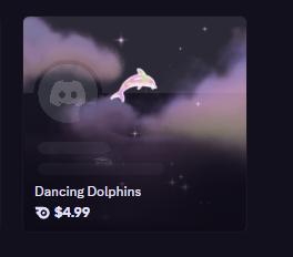 Dancing dolphins | profile effect |4.99$