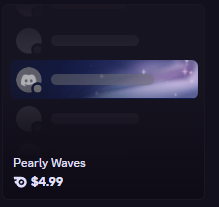 pearly waves | nameplate | 4.99$