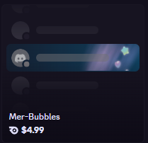 Mer bubbles | nameplate | 4.99$