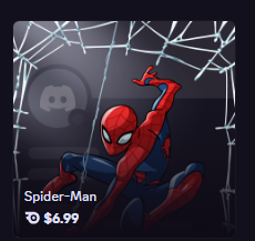 Spiderman | PROFILE EFFECT | 6.99$