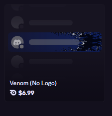 venom nameplate