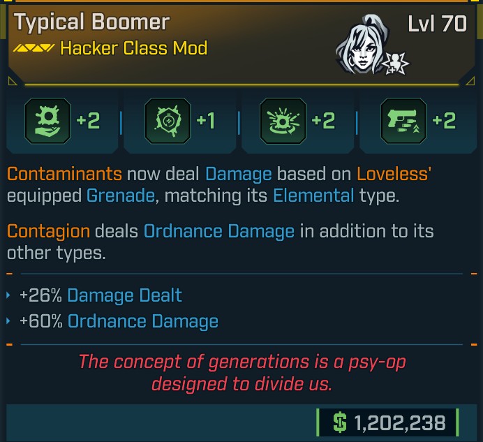 ⭐[META ROLL] L70 BOOMER - SEE IMAGE FOR STATS⭐