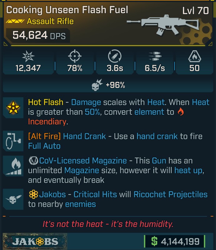 ⭐[GOD ROLL] L70 FLASH FUEL - SEE IMAGE FOR STATS⭐