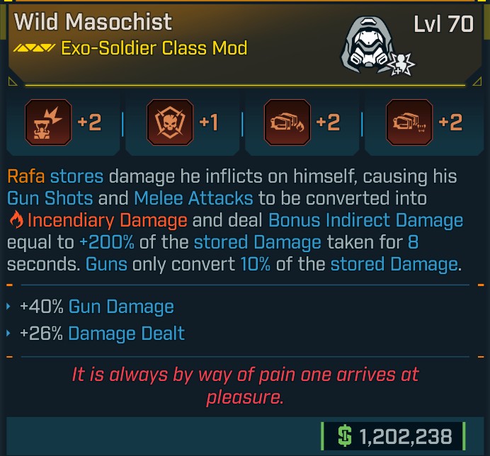 ⭐[META ROLL] L70 MASOCHIST - SEE IMAGE FOR STATS⭐