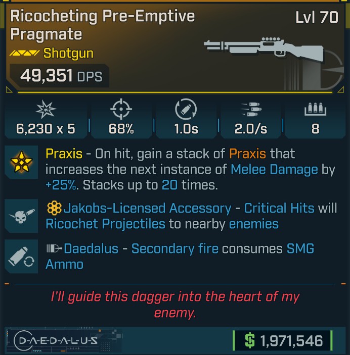 ⭐[GOD ROLL] L70 PRAGMATE - SEE IMAGE FOR STATS⭐