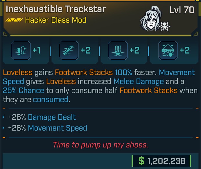 ⭐[META ROLL] L70 TRACKSTAR - SEE IMAGE FOR STATS⭐