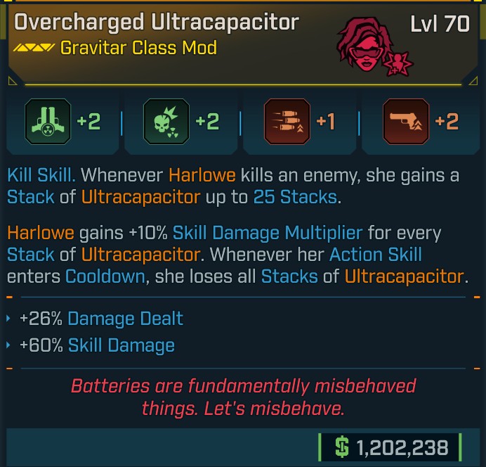 ⭐[META ROLL] L70 ULTRACAPACITOR - SEE IMAGE FOR STATS⭐
