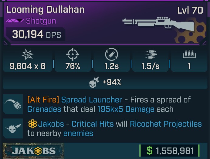 ⭐[GOD ROLL] L70 DULLAHAN - SPREAD LAUNCHER - SEE IMAGE FOR STATS⭐