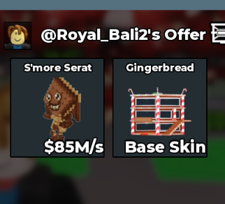 S'more Serat + Gingerbread Base Skin