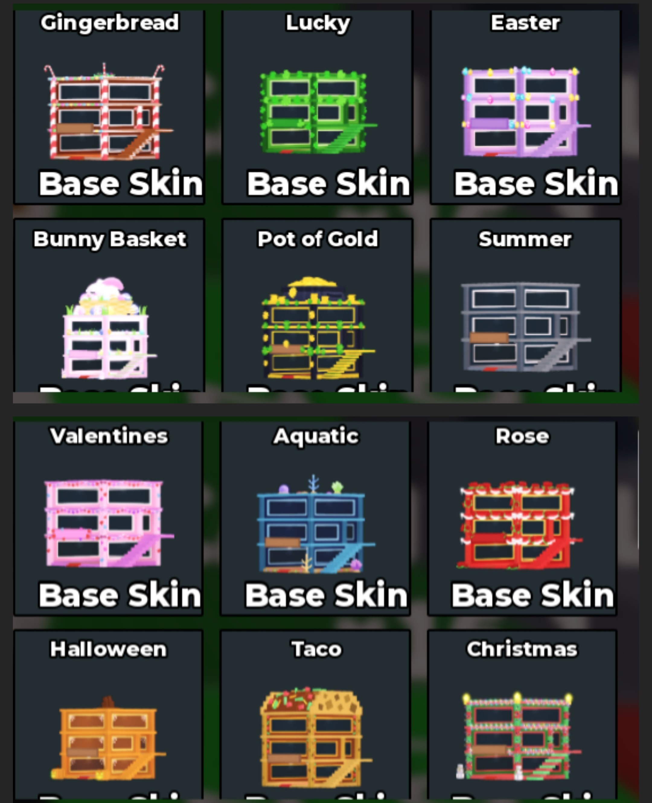 Base Skins (see description)